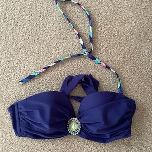 Xhiliration underwire Bikini Top XL